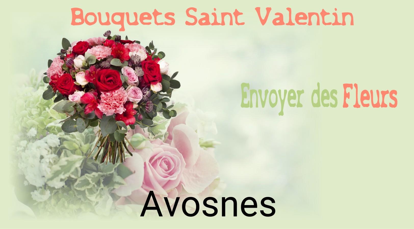 Roses de Saint-Valentin livrées à Avosnes
